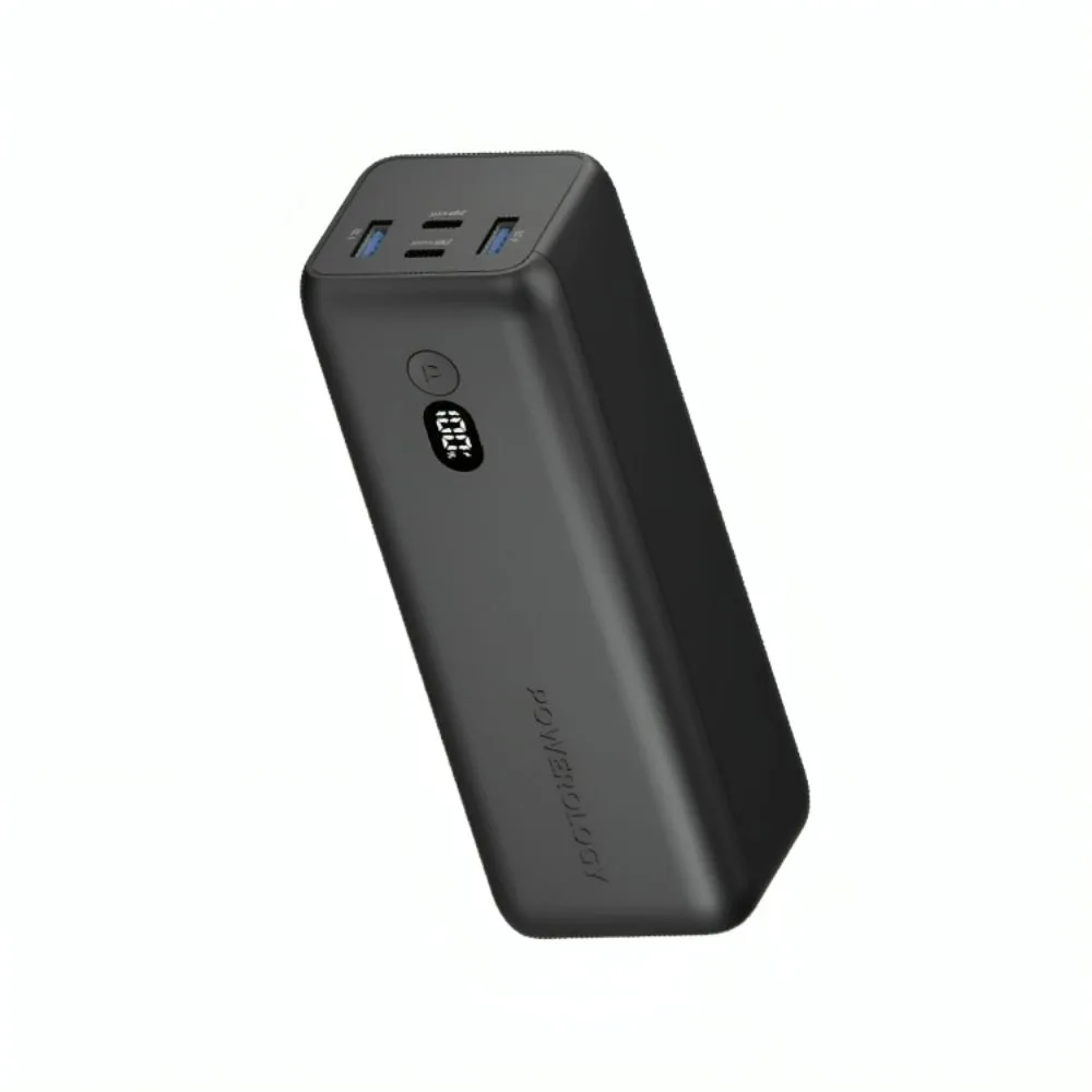 پاوربانک POWEROLOGY مدل ONYX 30000MAH 100W DUAL USB-C