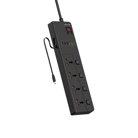 چندراهی و محافظ برق 3500W گرین لاین مدل GREEN LION GS-900 3M