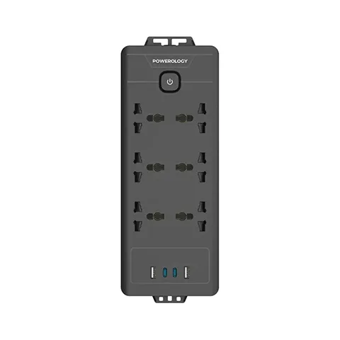 چندراهی و محافظ برق پاورولوژی مدل POWEROLOGY 6AC 2500W PWC034