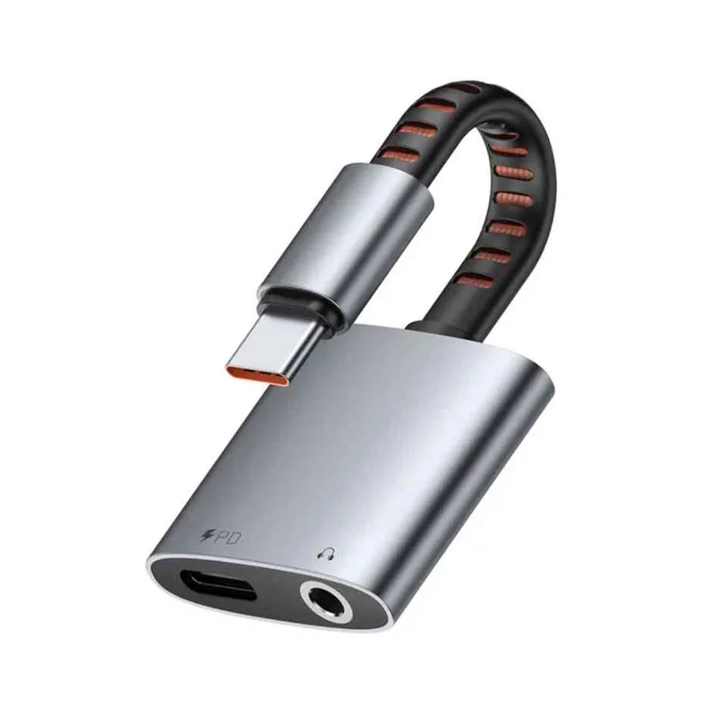 تبدیل 1 به 2 تایپ سی مدل MCDODO CA-312 PORT TUNE 2-IN-1 CHARGING & AUDIO ADAPTER