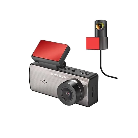 دوربین خودرو و ثبت وقایع پاورولوژی مدل POWROLOGY DUAL RECORDING DASH CAMERA PDCAM2K1