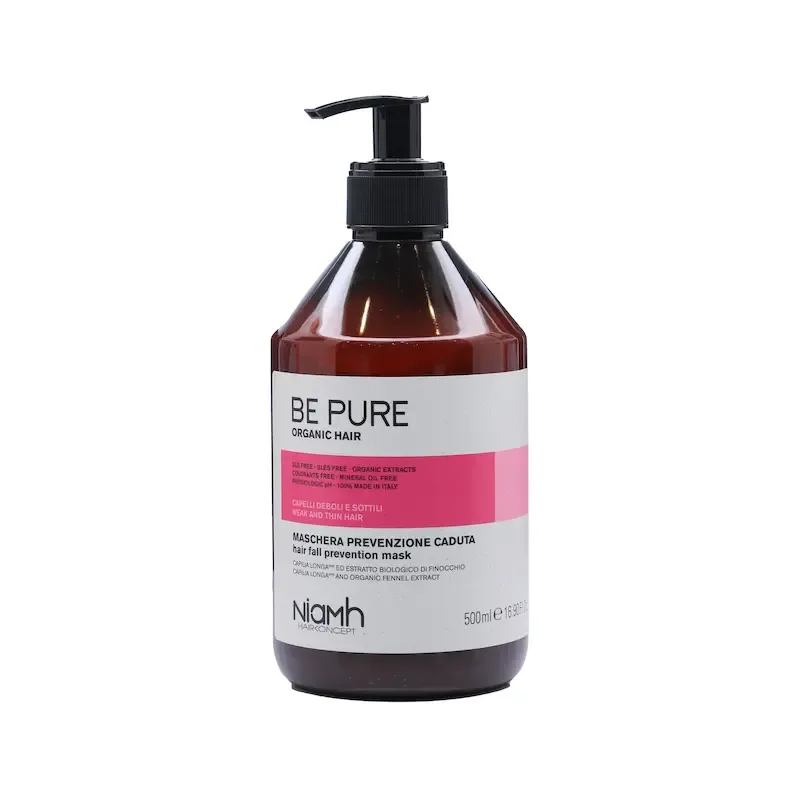 ماسک مو ضد ریزش بی پیور مدل PREVENZIONE CADUTA حجم 500 میل BE PURE