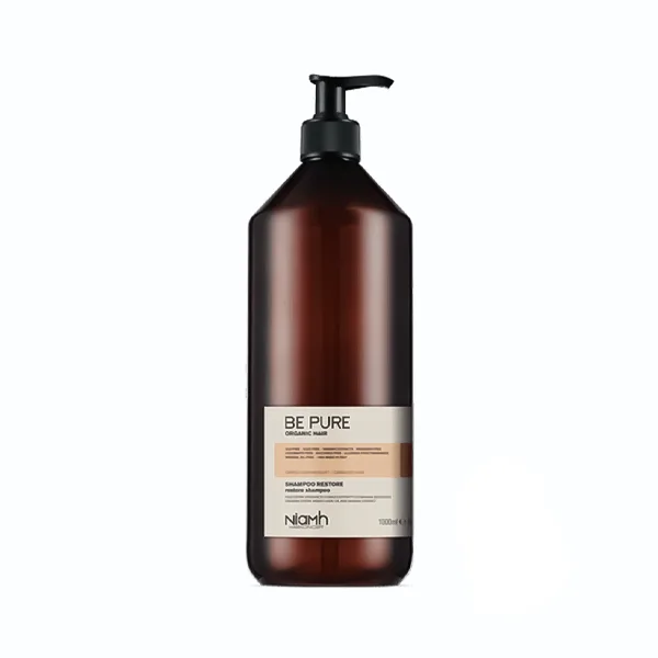 شامپو احیاکننده مخصوص موهای آسیب دیده از حرارت بی پیور BE PURE RESTORE 1000ML