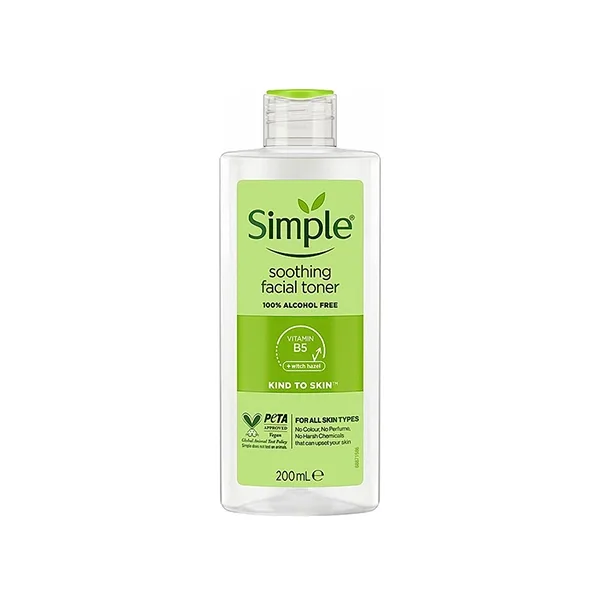 تونر مدل Soothing Facial Toner برند Simple
