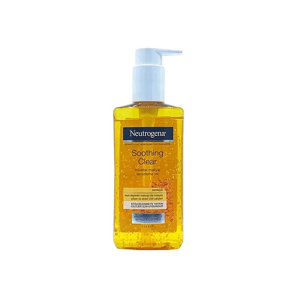 ژل شستشو صورت مدل soothing clear برند Neutrogena
