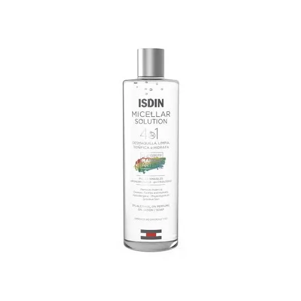 مایع پاک کننده آرایش مدل Micellar-Solution 4in1 انواع پوست Isdin