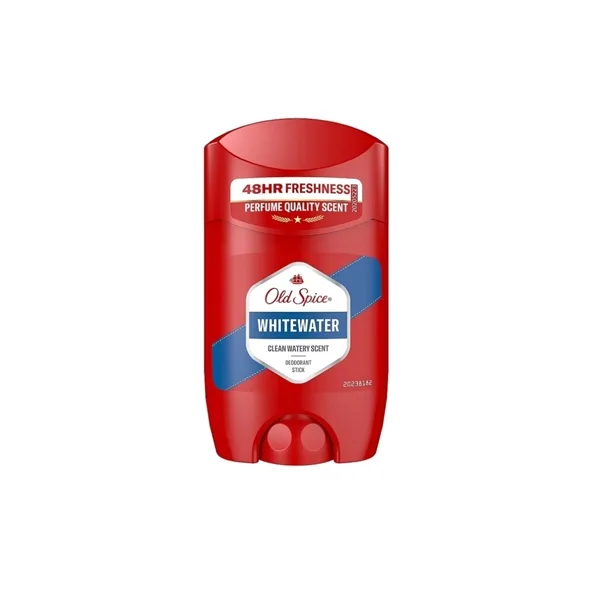دئودورانت استیک مردانه مدل WHITEWATER برند Old Spice ماندگاری ۴۸ ساعته با رایحه‌ آب‌های پاک