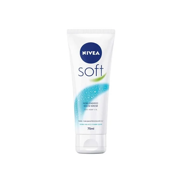 کرم مرطوب کننده تیوپی مدل Soft برند Nivea حجم 75 میل