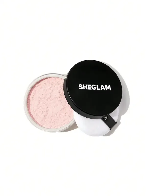 پودر فیکس براق شیگلم مدل بابلگام و بنانا SHEGLAM Baked Glow Setting Powder - Bubblegum & banana